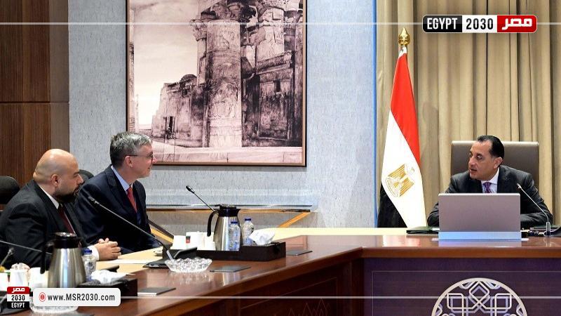 الدكتور مصطفى مدبولي وكريستوفر كالدويل، الرئيس التنفيذي لشركة كونسنتركس العالمية
