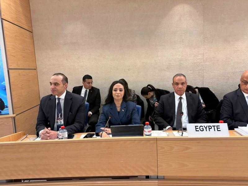 مايا مرسي: مصر تفخر بما حققته في مجال الحماية الاجتماعية.. و«الإنسان» في قلب جهود التنمية المستدامة