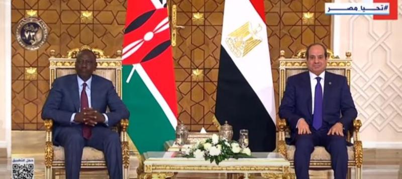 بث مباشر.. السيسي ونظيره الكيني يشهدان التوقيع على عدد من مذكرات التفاهم بين البلدين