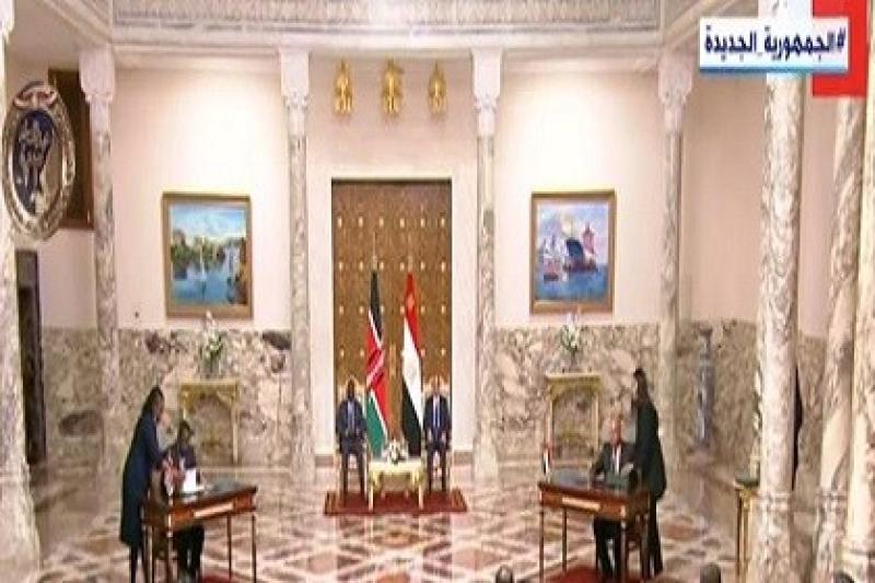 السيسي: زيارة الرئيس الكيني لمصر أتاحت المجال لعقد مباحثات ثنائية مثمرة
