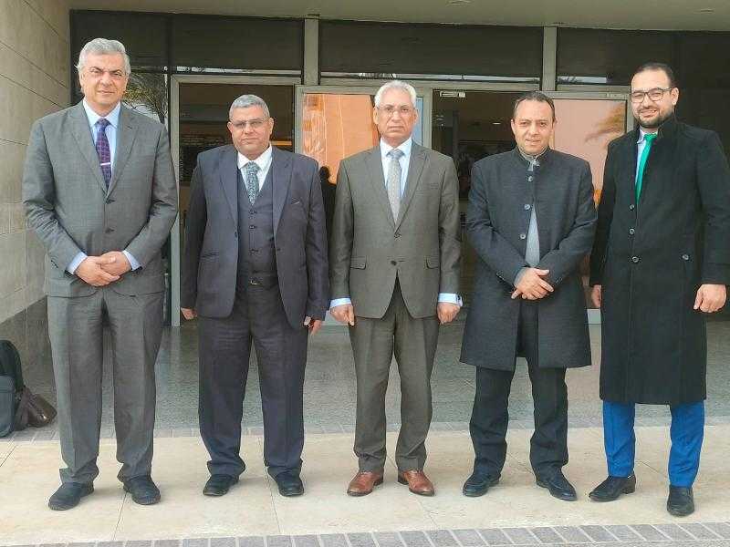 وفد جامعة المنيا برئاسة الدكتور عصام فرحات يناقش مقترح الخطة الاستثمارية للجامعة للعام المالي 2025 / 2026 بمقر وزارة التخطيط بالعاصمة الإدارية الجديدة
