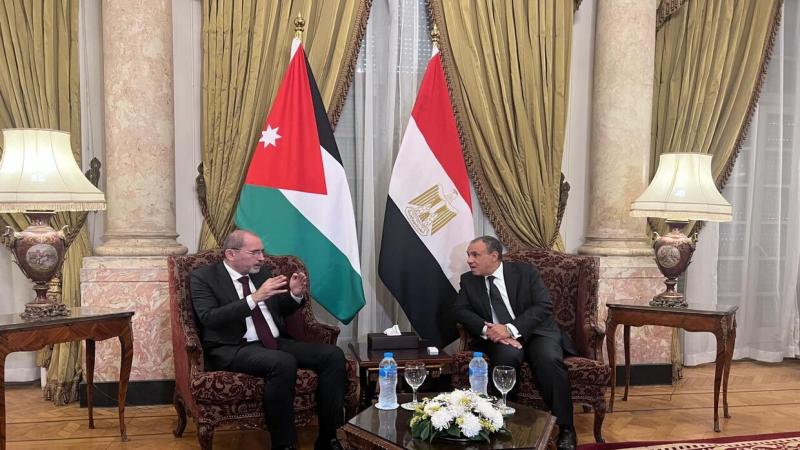 وزير الخارجية ونظيره الأردني
