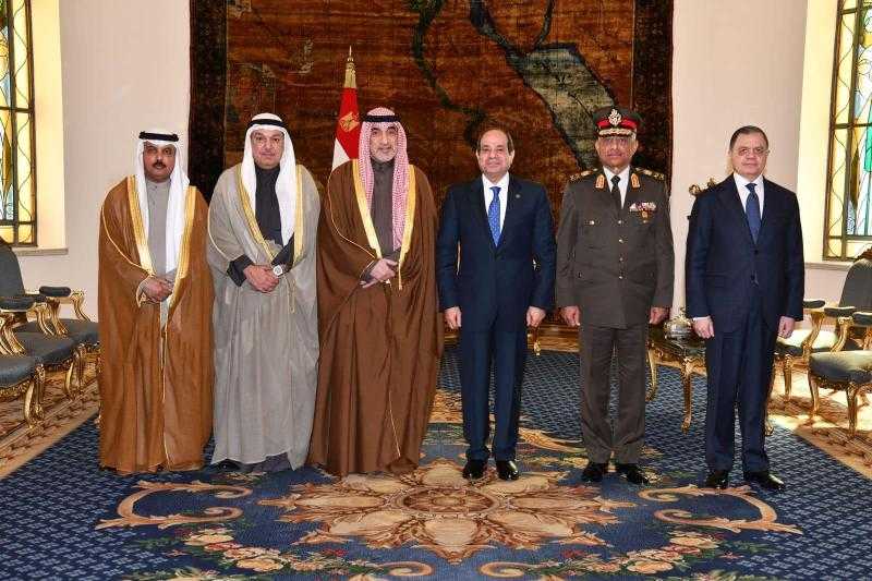 السيسي يؤكد عمق العلاقات الاستراتيجية بين مصر والكويت
