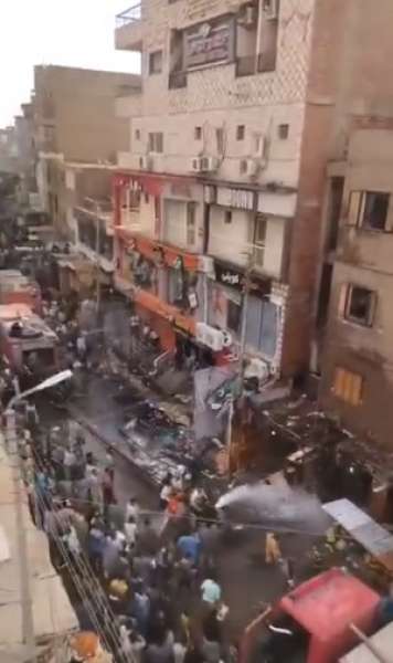 حريق فندق أسوان 
