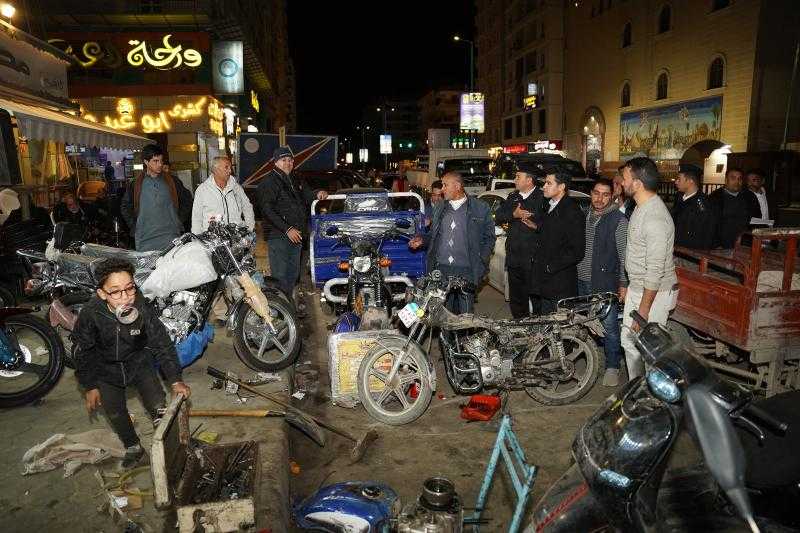 محافظ مطروح: إزالة الإشغالات والتعديات على الشوارع وتيسير  حركة المواطنين والسيارات