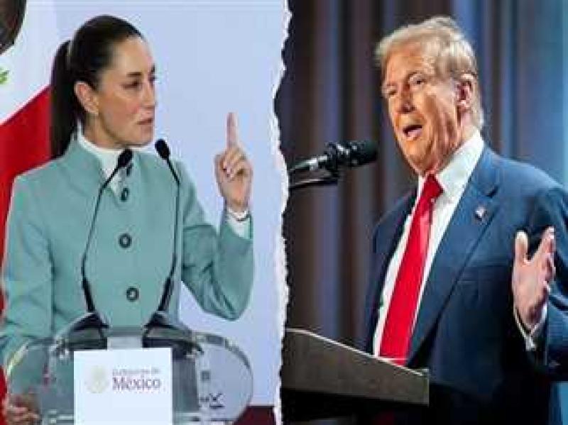 الرئيس ترامب و رئيسة المكسيك كلوديا شينباوم
