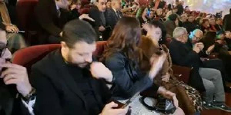 رانيا يوسف ويسري نصرالله في افتتاح مهرجان الإسماعيلية للأفلام التسجيلية