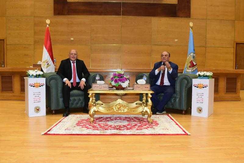جامعة سوهاج تبدأ الفصل الدراسي الثاني بندوة توعوية للطلاب حول الأمن القومي المصري ..التحديات وسبل المواجهة