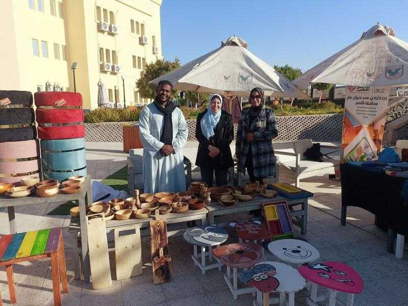 وحدة أيادي مصر بالأقصر تنظم معرضاً للحرف اليدوية والتراثية بنادي سيتي كلوب