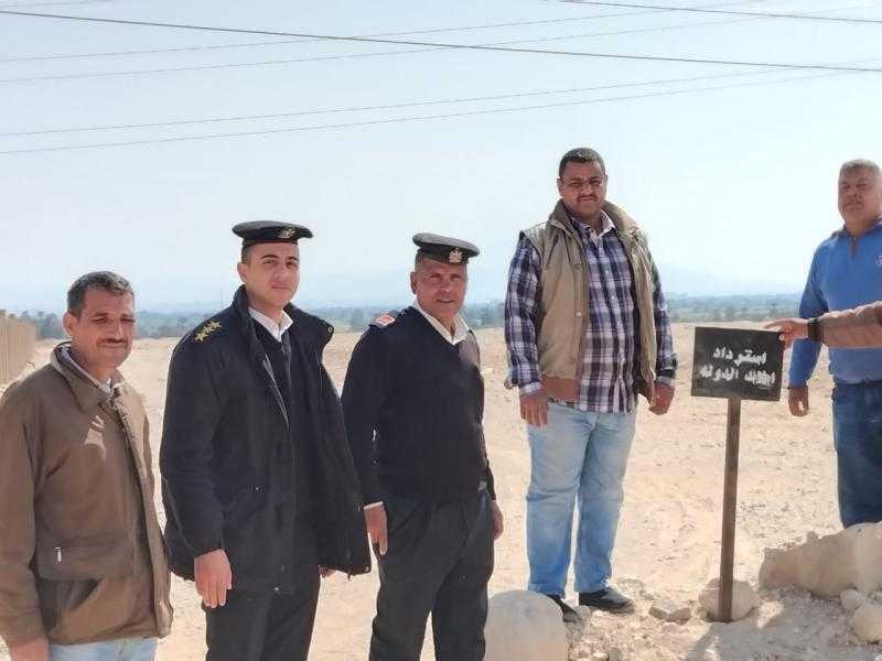 استرداد 4 حالات أراضي أملاك دولة بمركز أرمنت بالأقصر