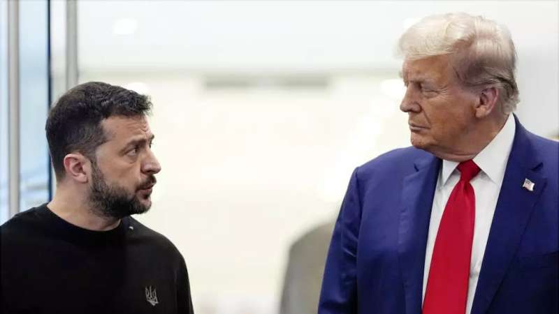 ترامب والرئيس الأوكراني