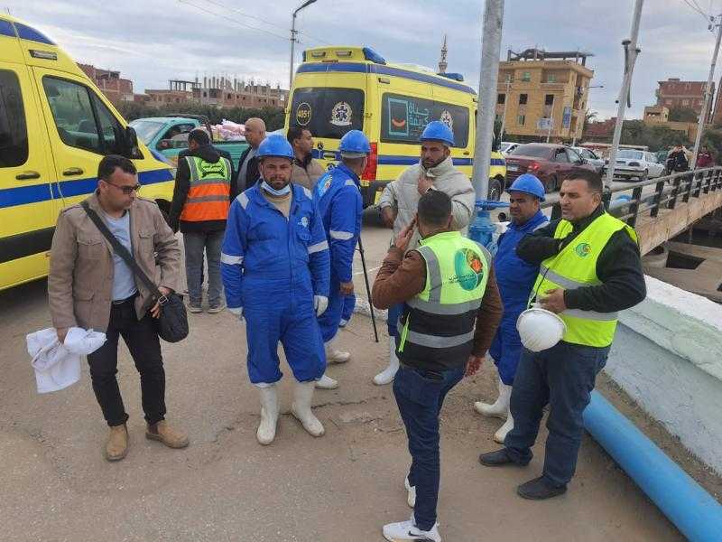 رئيس مياه القناة: الانتهاء من إصلاح كسر المنطقة الصناعية وصيانة محطة عين غصين