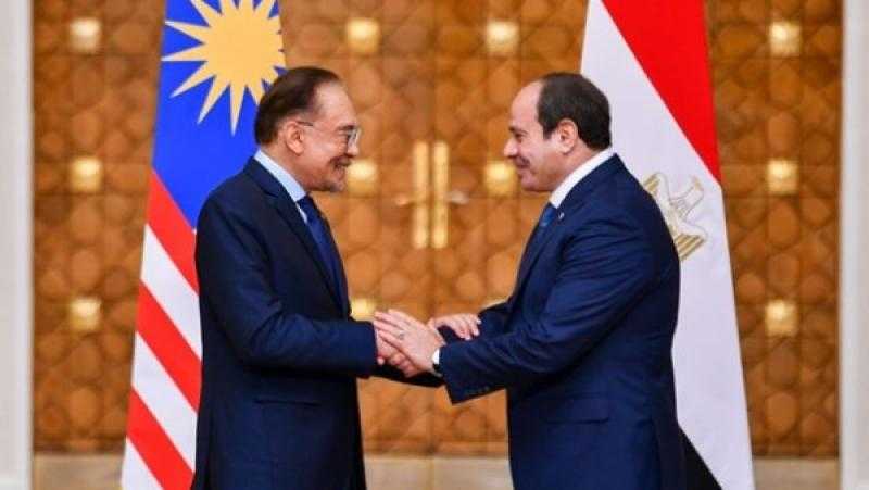 رئيس وزراء ماليزيا يشيد بجهود مصر لدعم الأشقاء الفلسطينيين