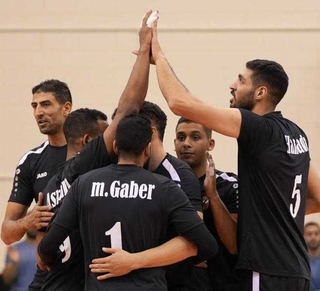 «رجال طائرة الأهلي» يواجه سبورتنج في الدوري