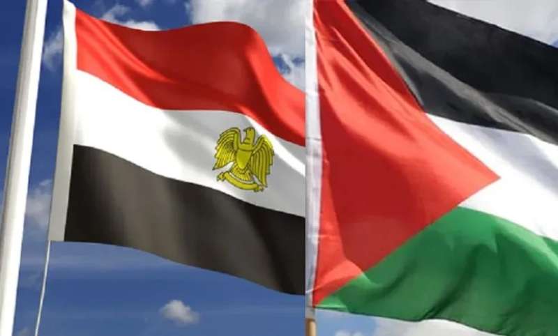 علم مصر  وفلسطين