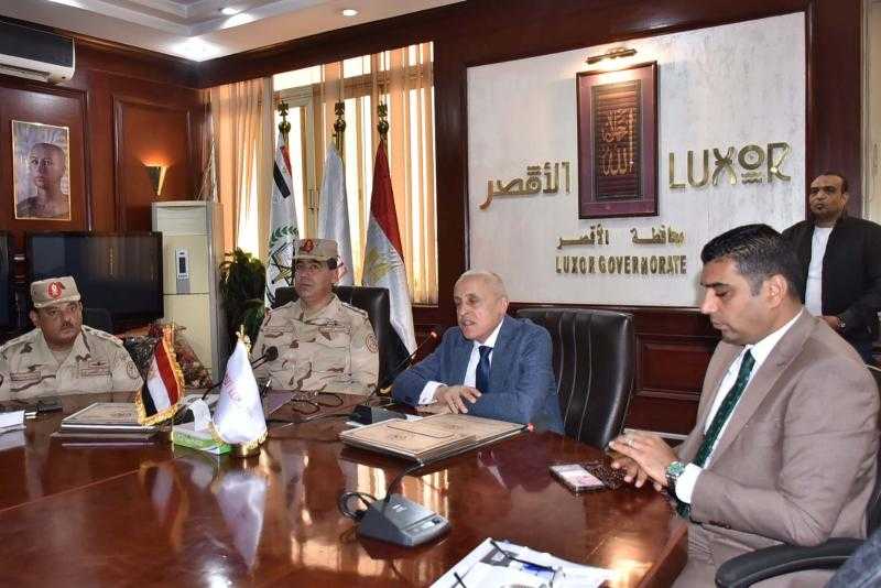 انطلاق فعاليات اليوم الأول من التدريب العملى المشترك صقر (146) لمجابهة الأزمات والكوارث بالأقصر