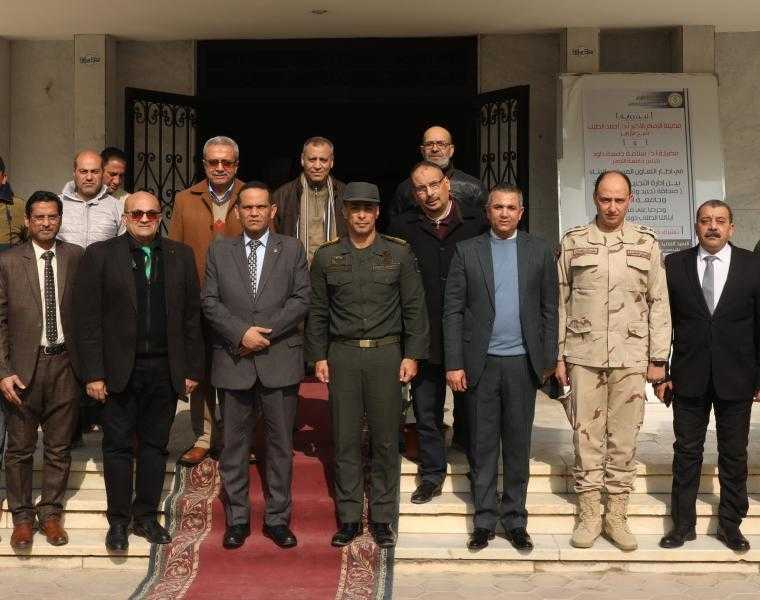 جامعة الأزهر تستقبل لجنة طبية من القوات المسلحة