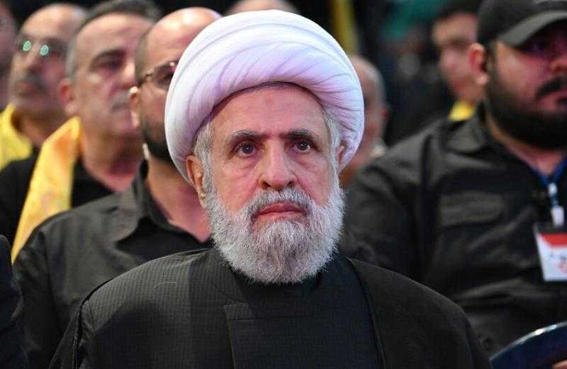 بيان صارم من نعيم قاسم للرئيس الأمريكي