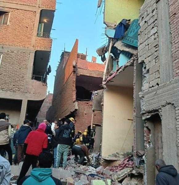 تفاصيل جديدة حول انهيار عقار كرداسة المنكوب