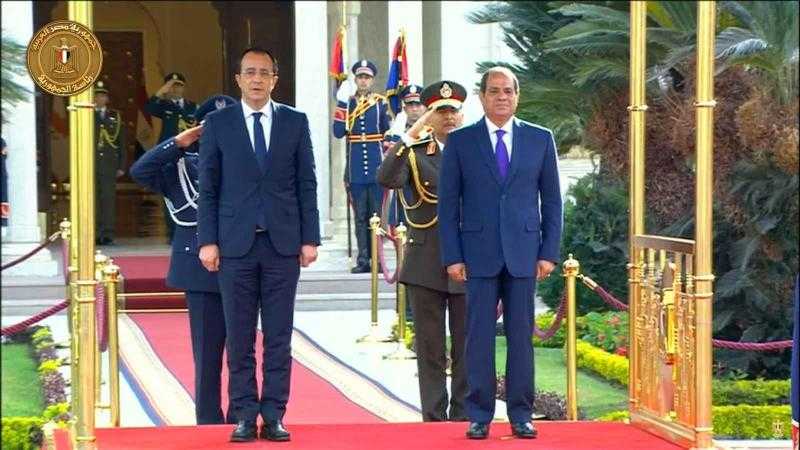 السيسي يبحث مع نظيره القبرصي تطورات الأوضاع بالأراضي الفلسطينية المحتلة وتنفيذ اتفاق وقف إطلاق النار