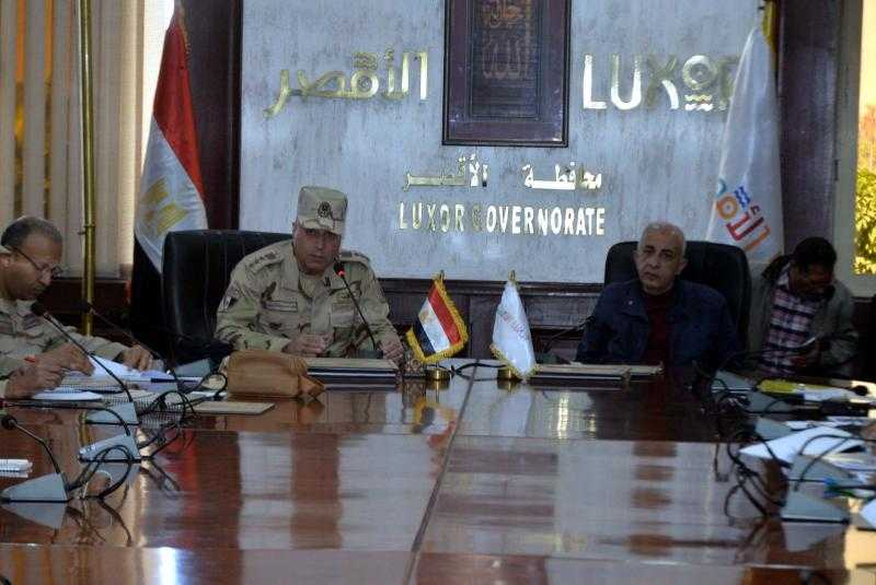 انطلاق فعاليات اليوم الثاني من التدريب العملي المشترك صقر (146) لمجابهة الأزمات والكوارث بمحافظة الأقصر