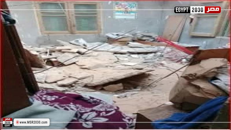 انهيار عقار الخانكة