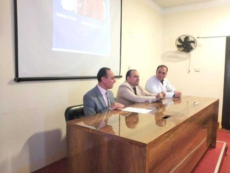 وكيل وزارة الصحة بالشرقية يشهد فعاليات دورة المناظير المتقدمة بمستشفى منيا القمح المركزي
