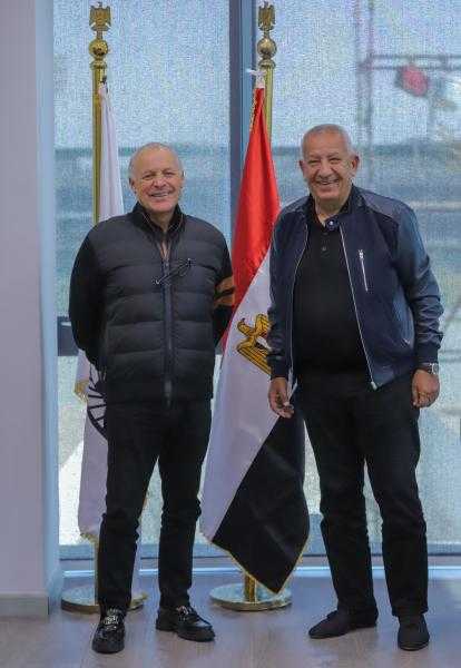 أبو ريدة يجتمع مع كامل أبو علي لبحث مستقبل الكرة المصرية