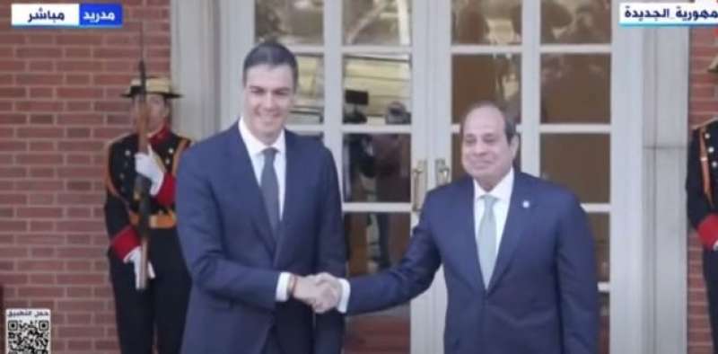 السيسي ورئيس وزراء إسبانيا