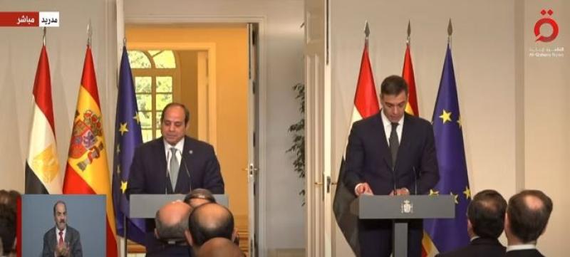 الرئيس السيسي عن مواقف إسبانيا بشأن القضايا الراهنة: عادلة وشريفة
