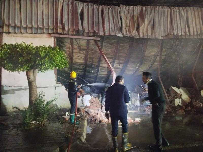 تفاصيل حريق معرض أجهزة كهربائية في المحلة الكبرى.. والخسائر تصل لأكثر من 30 مليون جنيه