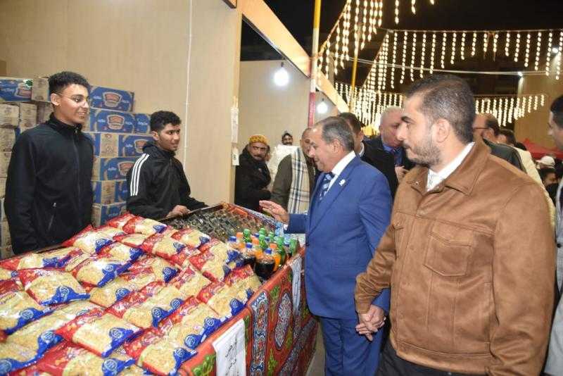 محافظ بورسعيد يفتتح معرض أهلا رمضان برعاية داون تاون العرب بالبازار الجديد