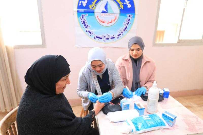 جامعة كفرالشيخ تطلق قافلة طبية توعوية شاملة لقرية دفرية