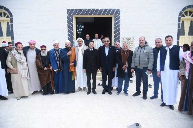 نائب محافظ مطروح يفتتح مسجد خالد بن الوليد  بقرية فوكا بأوقاف الضبعة