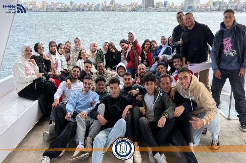 كلية العلوم بجامعة حلوان الأهلية تنظم رحلة علمية وترفيهية لطلاب برنامج التكنولوجيا الحيوية إلى الإسكندرية