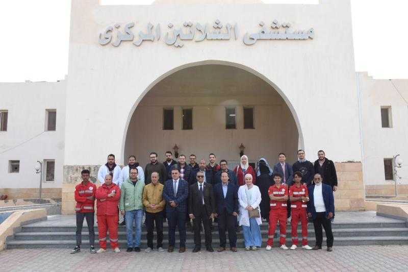 بدء فعاليات قافلة جامعة عين شمس التنموية الشاملة لمحافظة البحر الأحمر