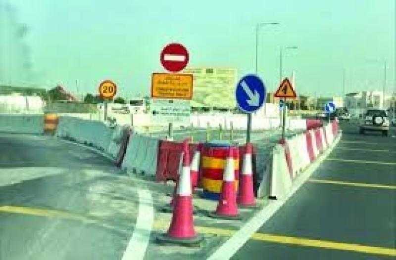 غلق جزئي بالطريق الدائري أعلى تقاطعه مع المنصورية لتنفيذ أعمال مشروع الأتوبيس الترددي