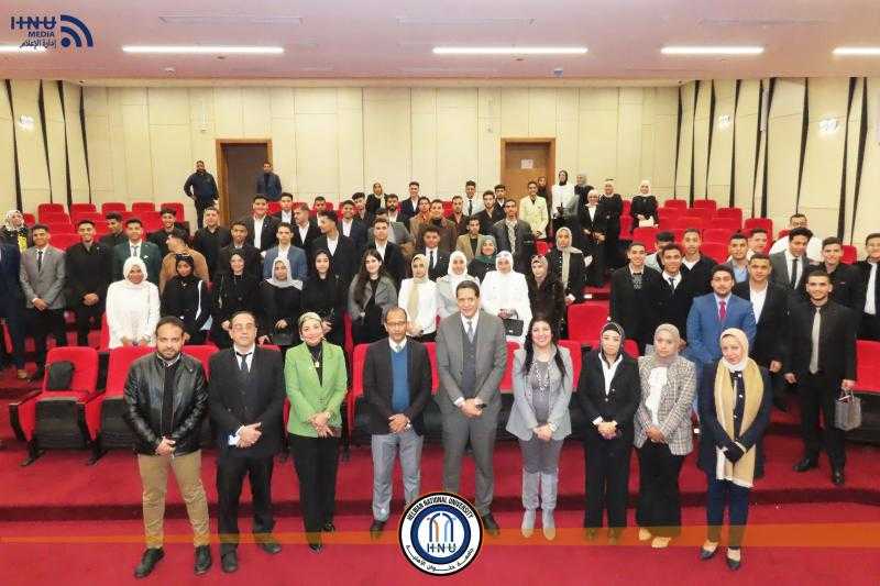 طلاب كلية الحقوق بجامعة حلوان الأهلية في زيارة للنيابة الإدارية للتعايش العملي داخل الهيئات القضائية