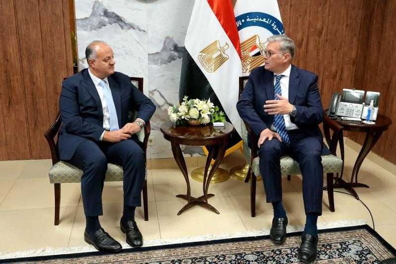 وزير البترول والثروة المعدنية يستقبل الرئيس الإقليمي لشركة بي بي للشرق الأوسط وشمال أفريقيا
