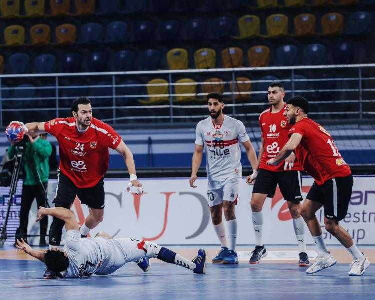بالقاضية.. الأهلي يفوز على الزمالك في دوري المحترفين لكرة اليد