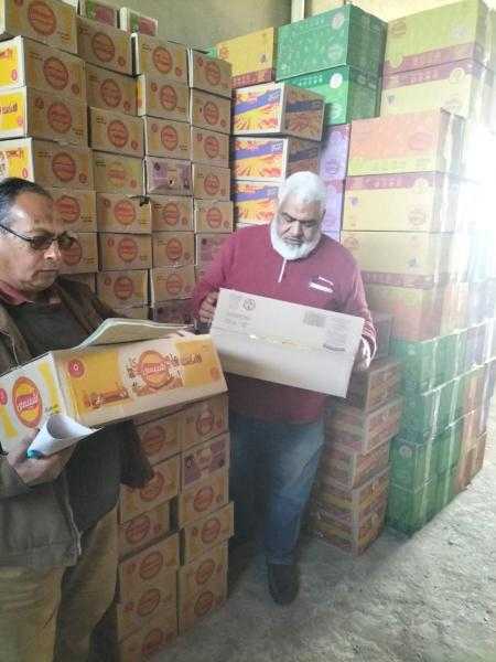 ضبط 10 أطنان ملح وأعلاف مجهولة المصدر ببلبيس بالشرقية