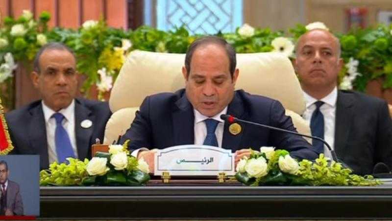 السيسي: ذاكرتي الإنسانية ستتوقف طويلا أمام ما حدث فى غزة
