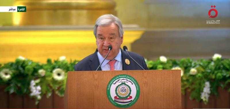جوتيريش: عمليات إسرائيل بلغت مستوى غير مسبوق من الدمار في غزة