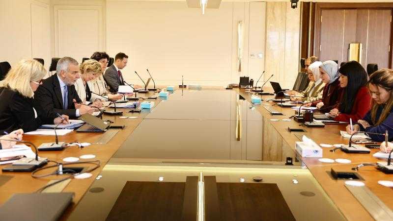وزيرة التخطيط والتعاون الدولي تستقبل بعثة من المفوضية الأوروبية للتباحث بشأن ضمانات الاستثمار والمرحلة الثانية من آلية مساندة الاقتصاد الكلي
