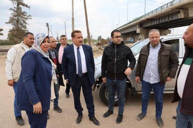 محافظ المنوفية يتفقد أعمال إنشاء موقف قويسنا النموذجي الجديد