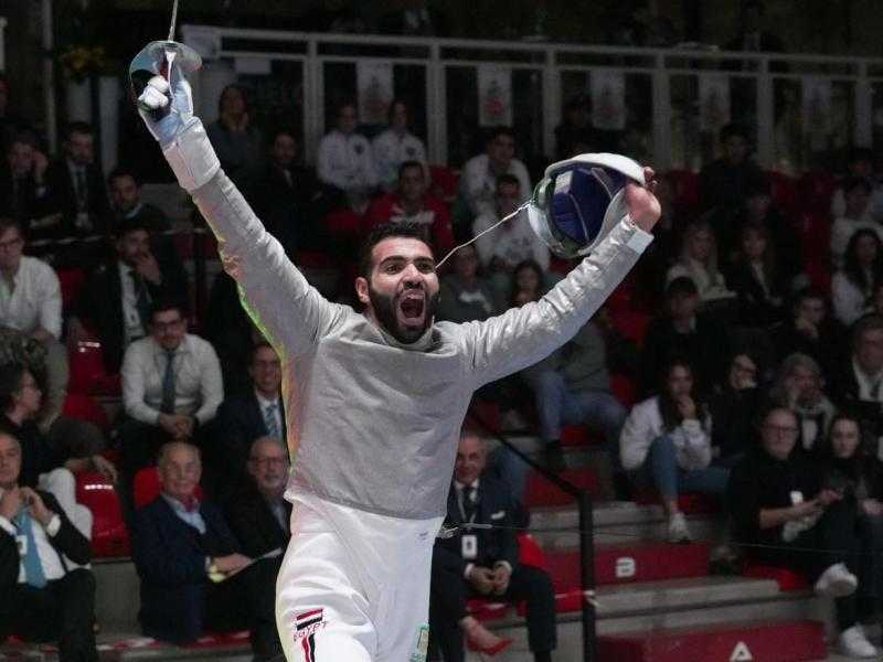 زياد السيسي يحصد برونزية كأس العالم لسلاح السيف بـ إيطاليا