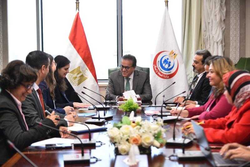 وزير الصحة يبحث مع ممثل اليونيسيف تعزيز التعاون في الرعاية الصحية والتغذية والصحة النفسية