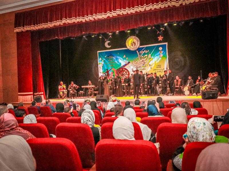 فرقة الإنشاد الديني بالمحلة تحيي الليلة الخامسة من احتفالات ثقافة الغربية بشهر رمضان
