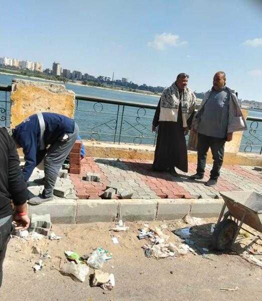 محافظ أسيوط: استكمال أعمال تركيب بلاط الإنترلوك بمنطقة الوليدية شارع البحر بحي شرق