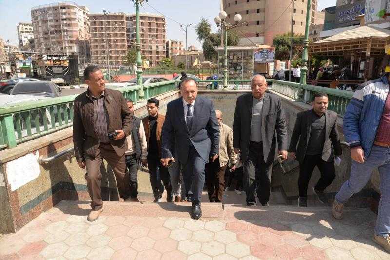محافظ أسيوط يتفقد شوارع منطقة فريال بحي شرق